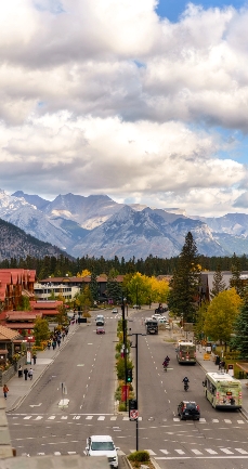 Mountain View of Banff Shopping Mall