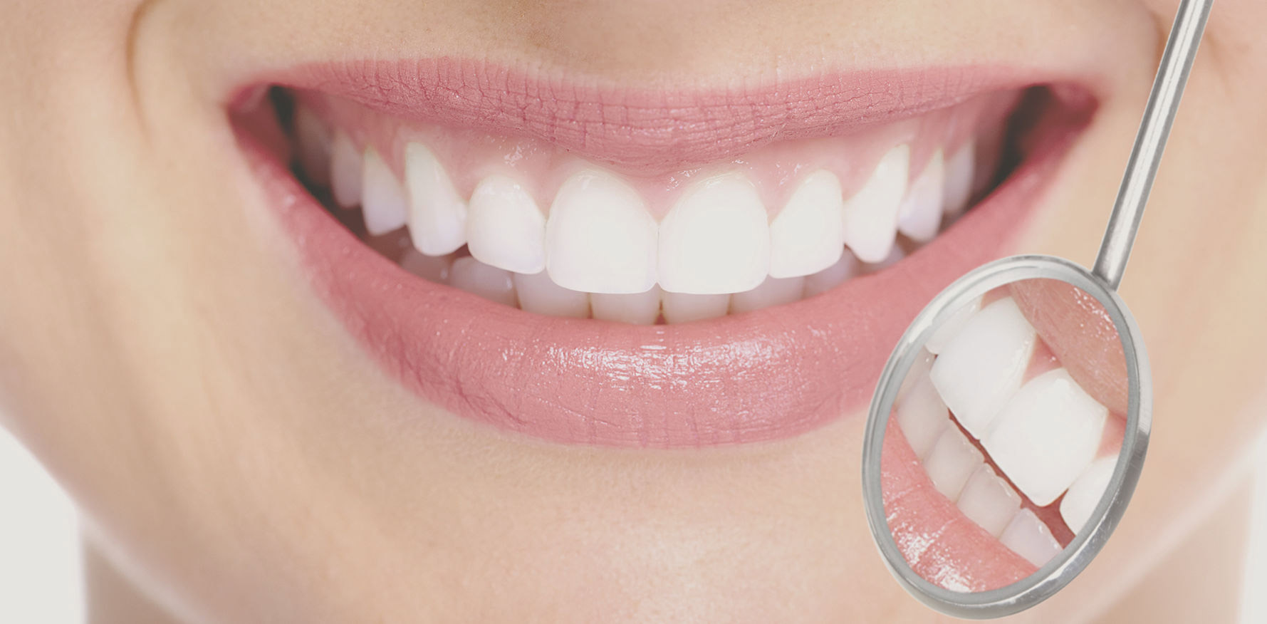 Woman smiling close up white teeth
